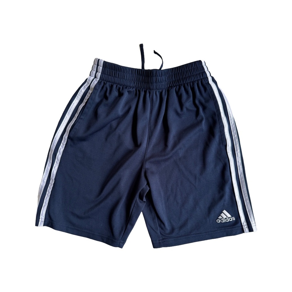 Adidas Blue Athletic Shorts with Elastic Waistband Size 10-12
